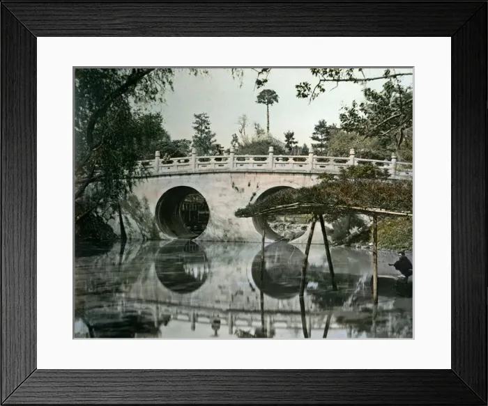 Framed Print : Meganebashi Bridge, Nagasaki, Japan Framed Print : Meganebashi Bridge, Nagasaki, Japan