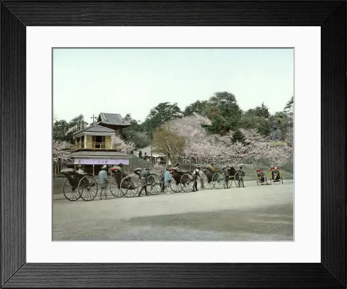 Framed Print : Rickshaws, Ueno, Tokyo, Japan Framed Print : Rickshaws, Ueno, Tokyo, Japan