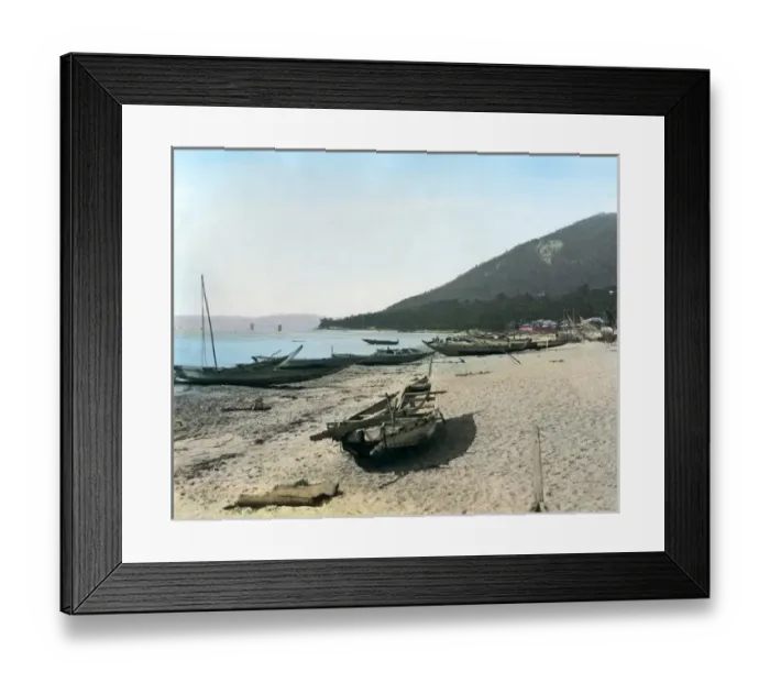 Framed Print : Suma Beach, near Kobe, Japan Framed Print : Suma Beach, near Kobe, Japan