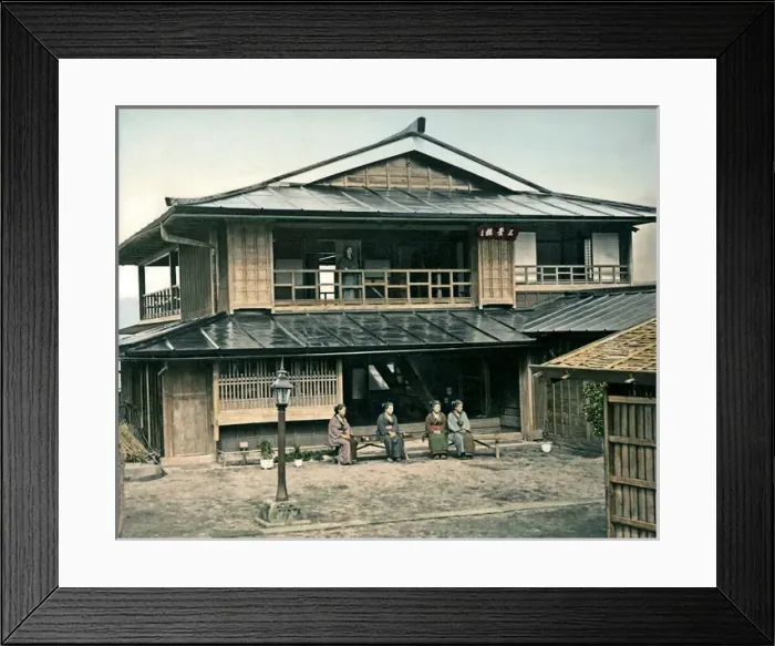Framed Print : Tea house veranda, Japan Framed Print : Tea house veranda, Japan