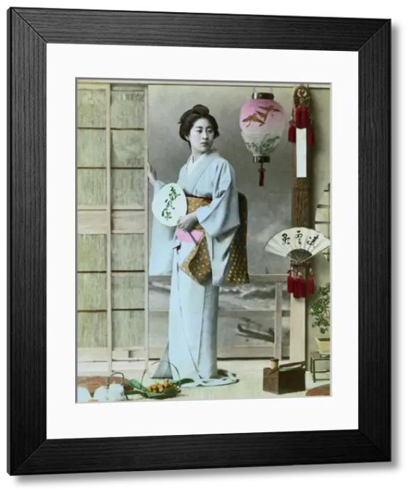Framed Print : Geisha, Japan Framed Print : Geisha, Japan