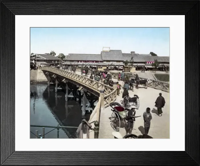 Framed Print : Daikoku Bridge, Osaka, Japan Framed Print : Daikoku Bridge, Osaka, Japan