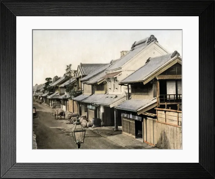 Framed Print : Benten Dori, Yokohama, Japan Framed Print : Benten Dori, Yokohama, Japan