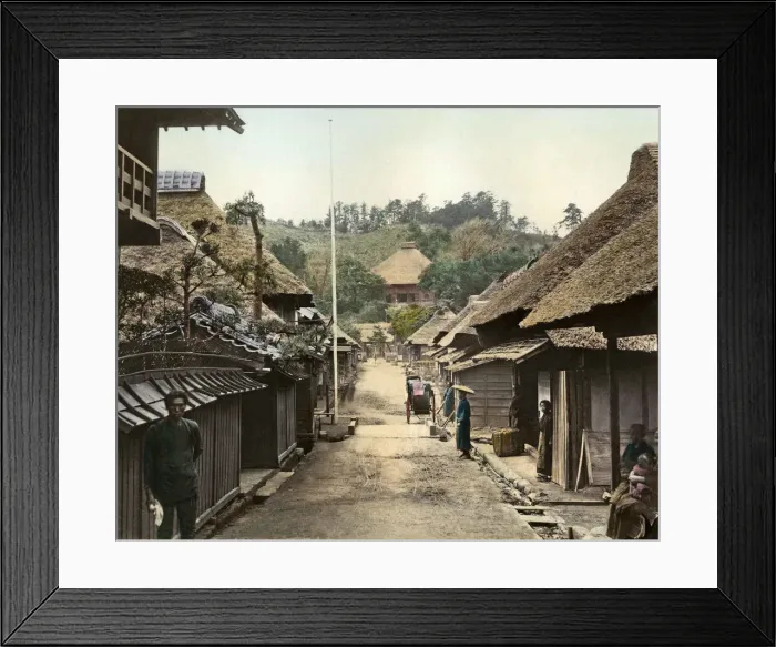 Framed Print : View of Kamakura, Japan Framed Print : View of Kamakura, Japan