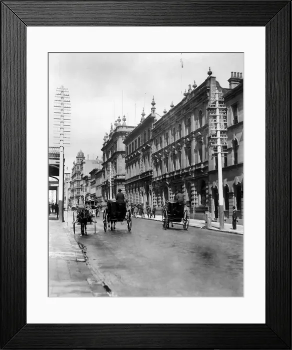 Framed Print : Pitt Street, Sydney, Australia Framed Print : Pitt Street, Sydney, Australia