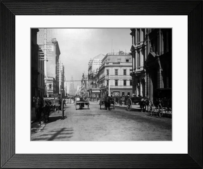 Framed Print : York Street, Sydney, Australia Framed Print : York Street, Sydney, Australia