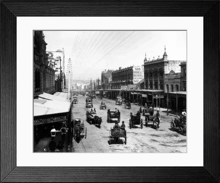 Framed Print : George Street, Sydney, Australia Framed Print : George Street, Sydney, Australia