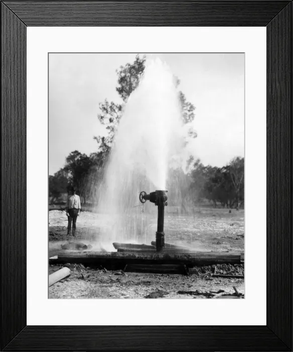 Framed Print : Dolgelly Bore, Moree District, New South Wales, Australia Framed Print : Dolgelly Bore, Moree District, New South Wales, Australia