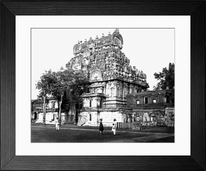 Framed Print : The Inner Gopuram, Tanjore, Tamil Nadu, India Framed Print : The Inner Gopuram, Tanjore, Tamil Nadu, India