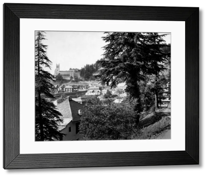 Framed Print : Simla (Shimla), Himachal Pradesh, India Framed Print : Simla (Shimla), Himachal Pradesh, India
