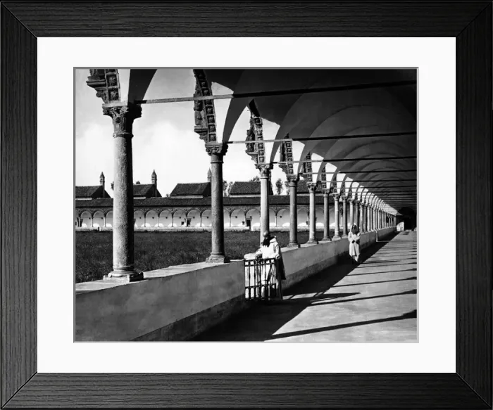 Framed Print : Cloisters, Certosa di Pavia, Lombardy, Italy Framed Print : Cloisters, Certosa di Pavia, Lombardy, Italy