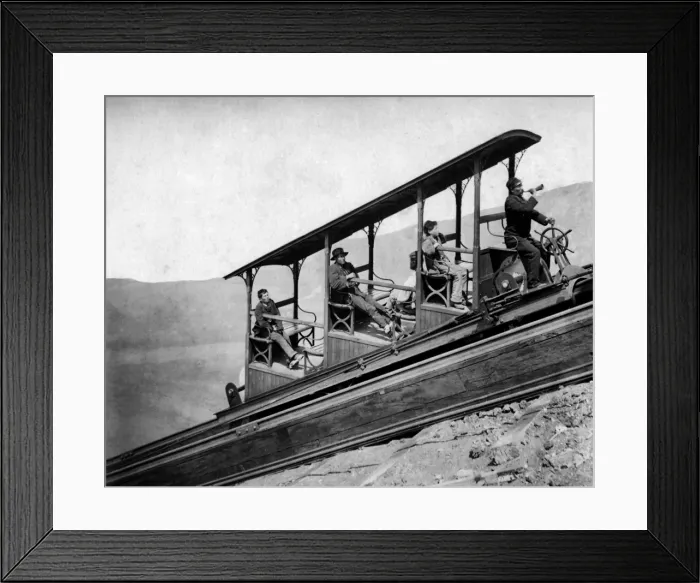 Framed Print : Funicular railway, Vesuvius, Italy Framed Print : Funicular railway, Vesuvius, Italy