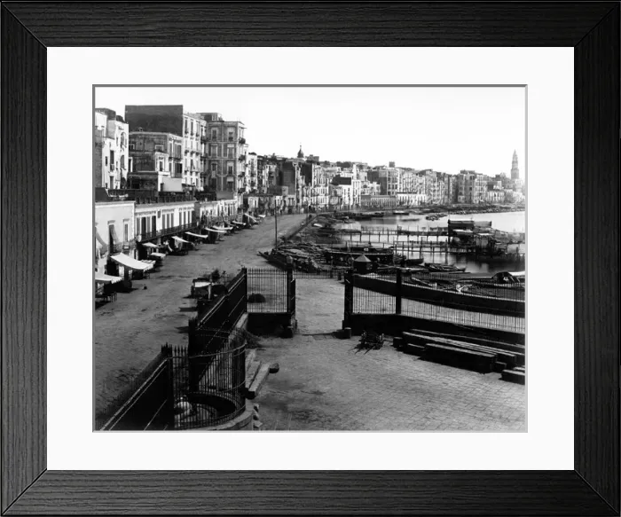 Framed Print : Marina del Carmine, Naples, Italy Framed Print : Marina del Carmine, Naples, Italy