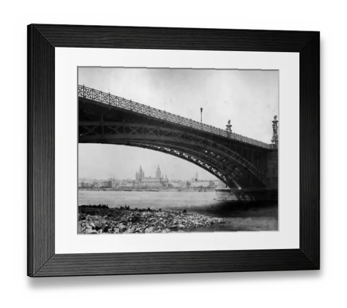Framed Print : Theodor Heuss Bridge, Mainz, Germany Framed Print : Theodor Heuss Bridge, Mainz, Germany
