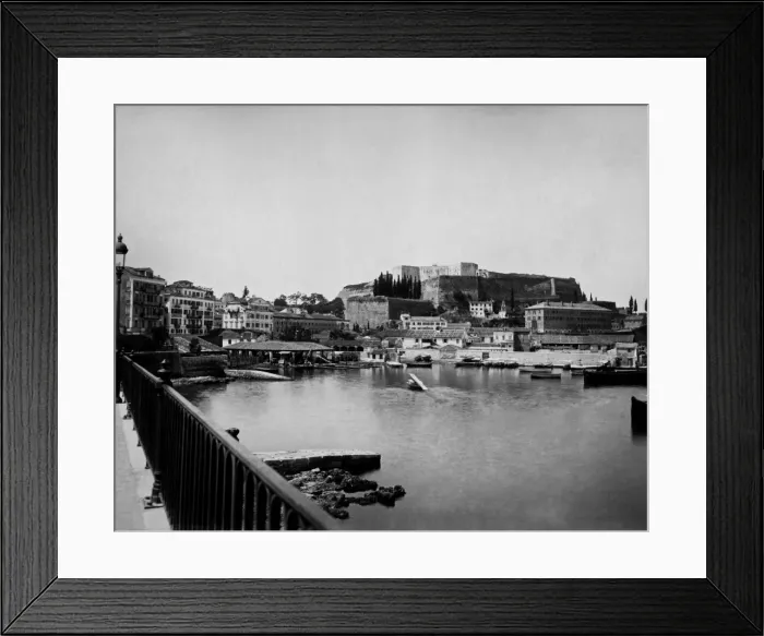 Framed Print : Harbour, Corfu, Greece Framed Print : Harbour, Corfu, Greece