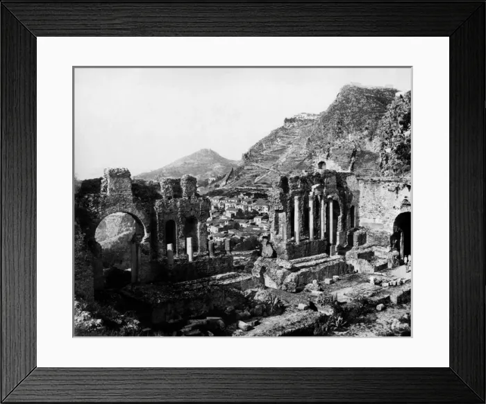 Framed Print : Greek theatre, Taormina, Sicily, Italy Framed Print : Greek theatre, Taormina, Sicily, Italy