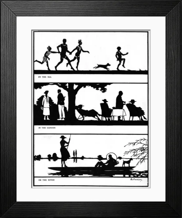Framed Print : Chiaroscura in Silhouette by H. L. Oakley Framed Print : Chiaroscura in Silhouette by H. L. Oakley