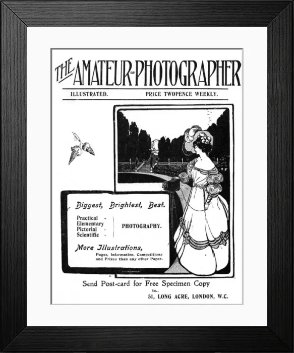 Framed Print : The Amateur Photographer Illustrated advertisement Framed Print : The Amateur Photographer Illustrated advertisement