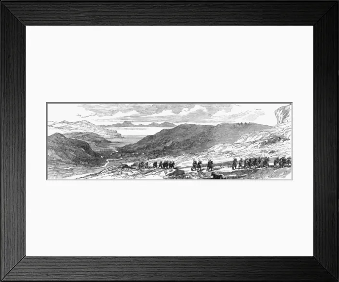 Framed Print : Marines on the march on Skye Framed Print : Marines on the march on Skye