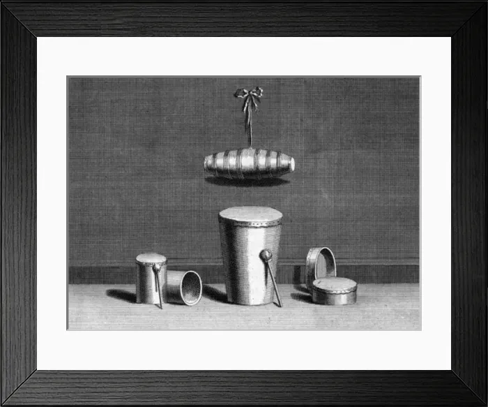 Framed Print : Regional music: Moluccan instruments, 1737 Framed Print : Regional music: Moluccan instruments, 1737