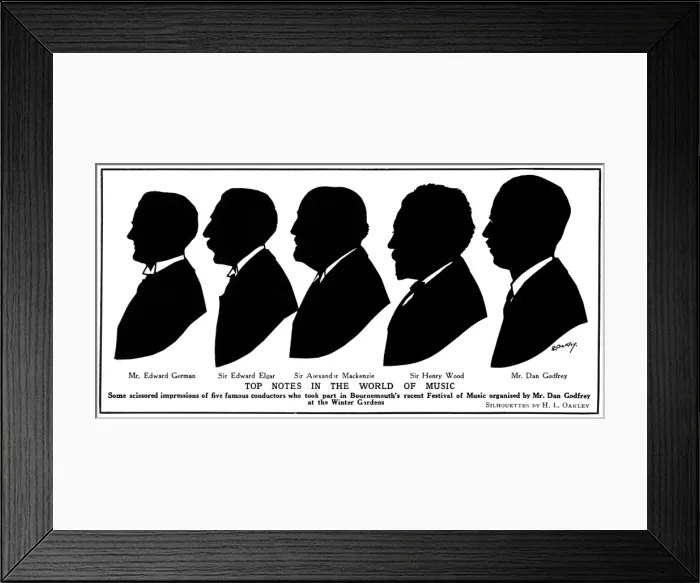 Framed Print : Conductors at Bournemouth Festival of Music H. L. Oakley Framed Print : Conductors at Bournemouth Festival of Music H. L. Oakley