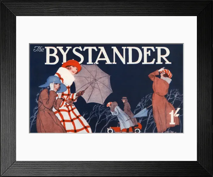 Framed Print : Bystander masthead 1922 Framed Print : Bystander masthead 1922