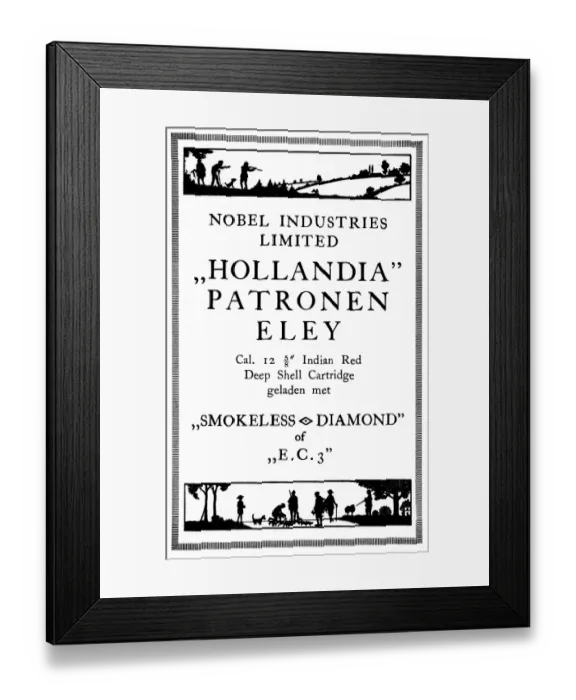Framed Print : Nobel Industries gun cartridges by H. L. Oakley Framed Print : Nobel Industries gun cartridges by H. L. Oakley