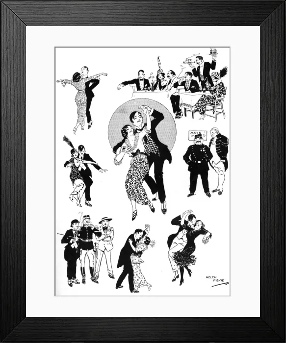 Framed Print : Tango craze: the real tea tango, 1913 Framed Print : Tango craze: the real tea tango, 1913