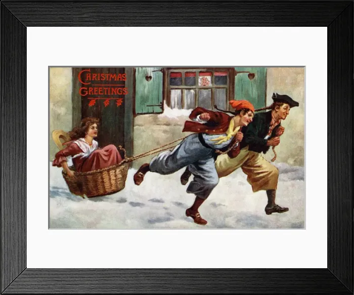 Framed Print : Traditional Christmas custom Framed Print : Traditional Christmas custom