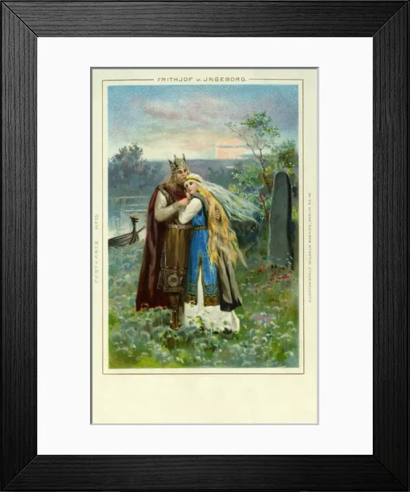 Framed Print : Frithjof and Ingeborg Framed Print : Frithjof and Ingeborg