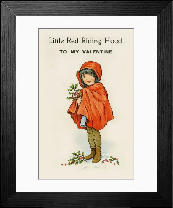Framed Print : Little Red Riding Hood Framed Print : Little Red Riding Hood