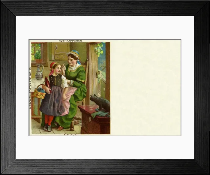 Framed Print : Red Riding Hood Framed Print : Red Riding Hood