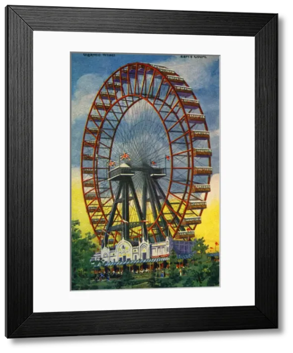 Framed Print : Giant Ferris Wheel, Earls Court Framed Print : Giant Ferris Wheel, Earls Court