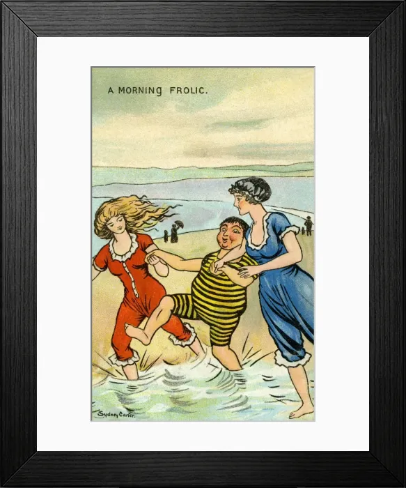 Framed Print : Frolicking in the sea Framed Print : Frolicking in the sea