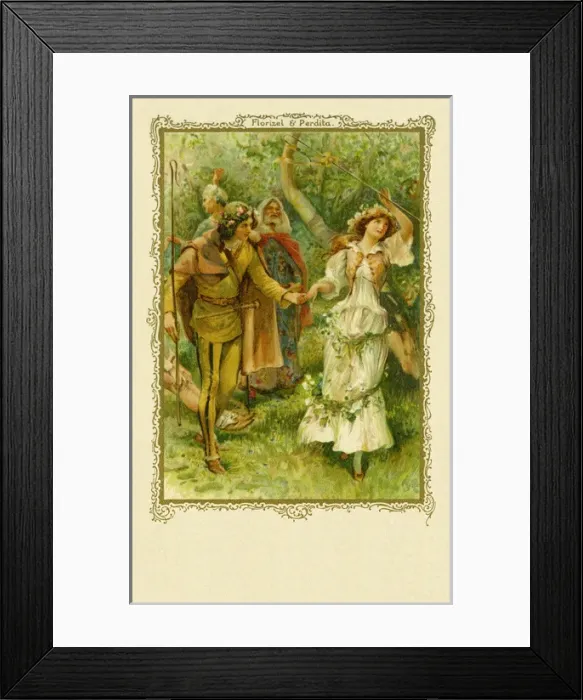 Framed Print : Florizel & Perdida Framed Print : Florizel & Perdida