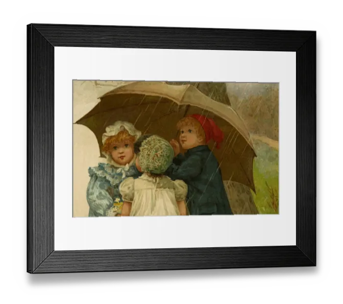 Framed Print : Caught in a shower of rain Framed Print : Caught in a shower of rain