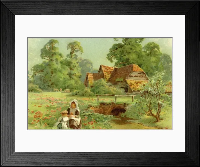 Framed Print : Pastoral scene Framed Print : Pastoral scene