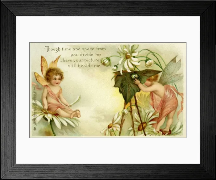 Framed Print : Cherubic fairies Framed Print : Cherubic fairies