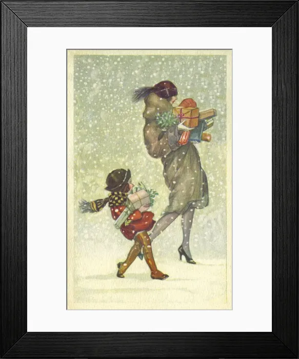 Framed Print : Christmas shopping Framed Print : Christmas shopping