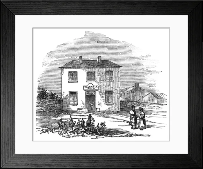 Framed Print : Valentia Hotel, County Kerry Framed Print : Valentia Hotel, County Kerry