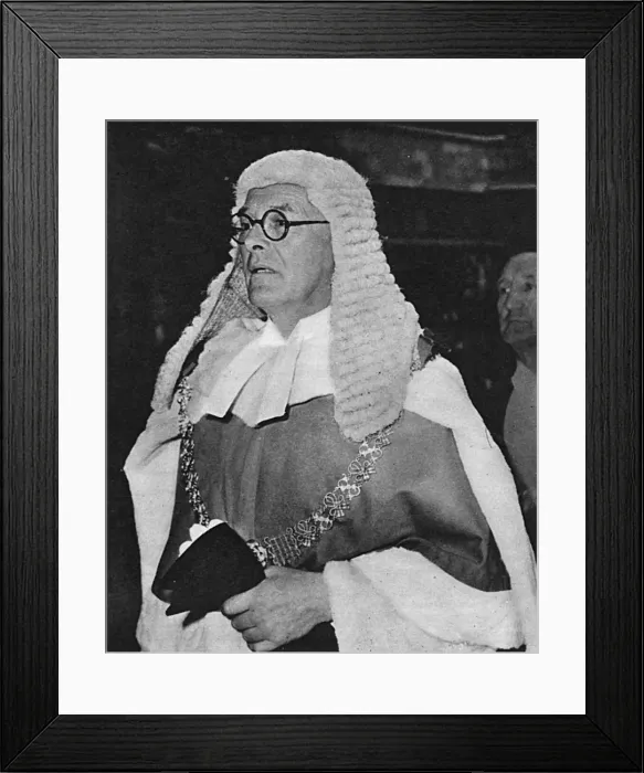 Framed Print : Lord Parker of Waddington (1900 - 1972) Framed Print : Lord Parker of Waddington (1900 - 1972)