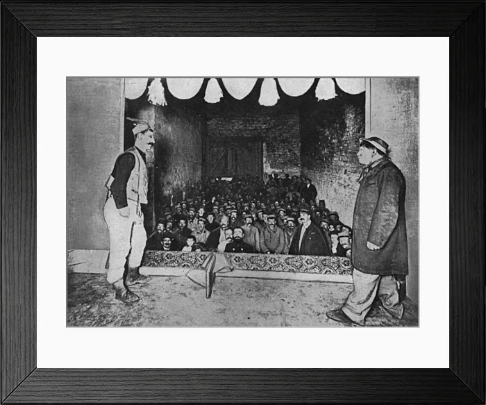 Framed Print : Entertainment at the Front, WW1 Framed Print : Entertainment at the Front, WW1