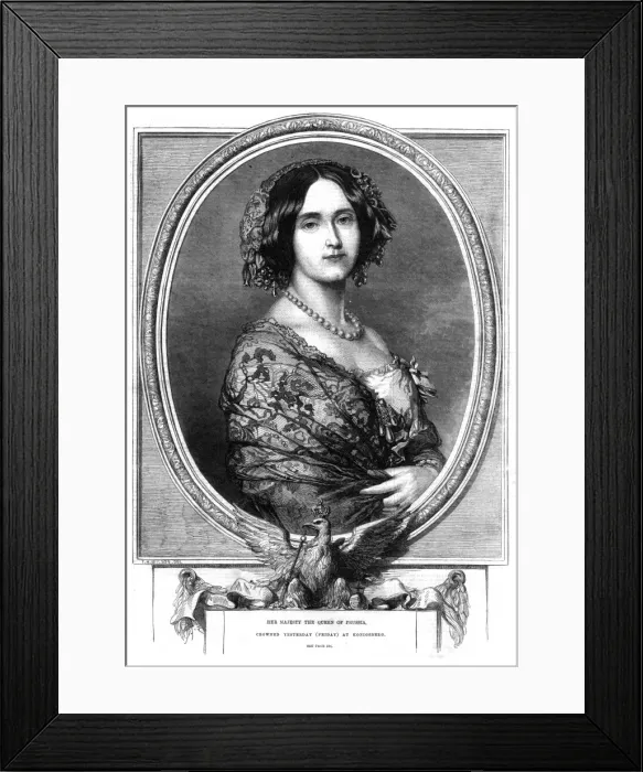 Framed Print : Victoria, Queen of Prussia, 1861 Framed Print : Victoria, Queen of Prussia, 1861
