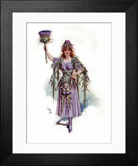 Framed Print : Victorian floral dress Framed Print : Victorian floral dress