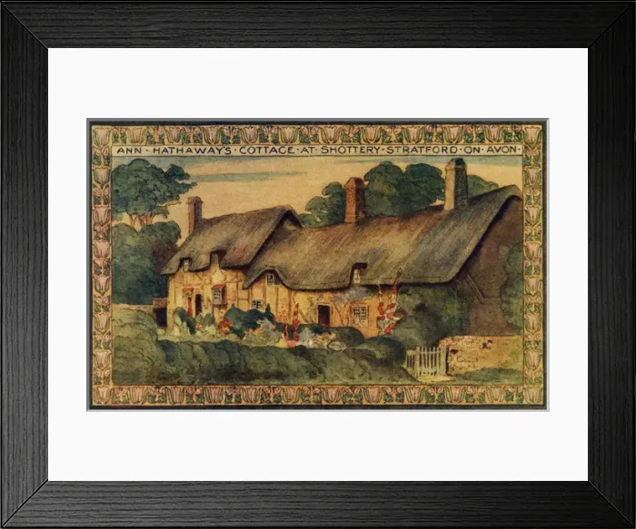 Framed Print : Anne Hathaways Cottange Framed Print : Anne Hathaways Cottange