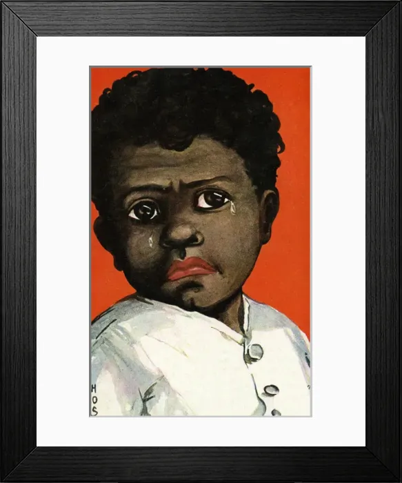 Framed Print : Portrait of an aboriginal child Framed Print : Portrait of an aboriginal child