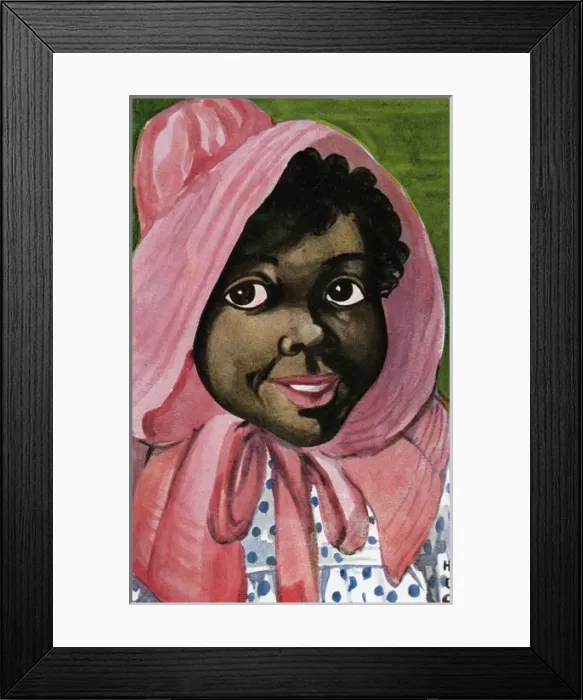 Framed Print : Portrait of an aboriginal child Framed Print : Portrait of an aboriginal child