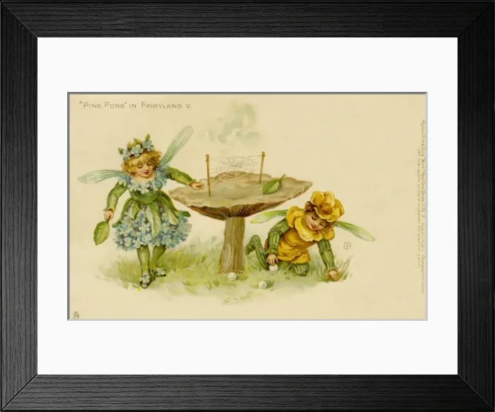 Framed Print : Ping Pong in Fairyland Framed Print : Ping Pong in Fairyland