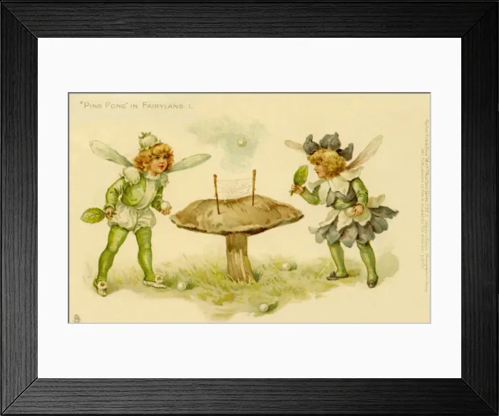 Framed Print : Ping Pong in Fairyland Framed Print : Ping Pong in Fairyland