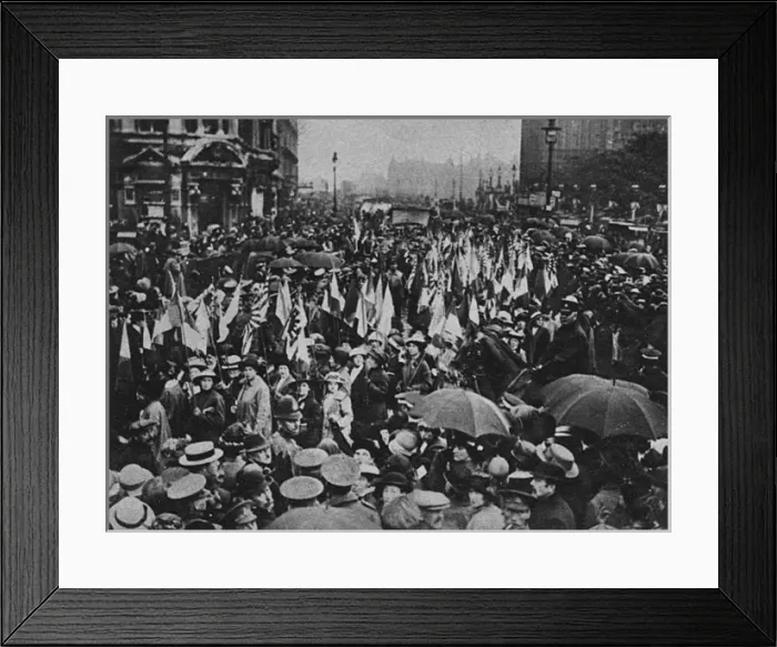 Framed Print : Womens Right-to-Serve march Framed Print : Womens Right-to-Serve march
